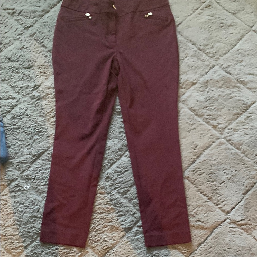 Women's Burgundy Pants